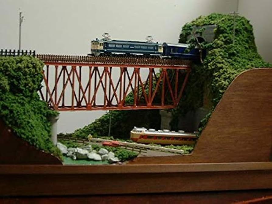 1/6 鉄道 レール ジオラマ 鉄道模型 ジオラマ 展示台 Nゲージ用 架線柱ヤード灯付 電車区